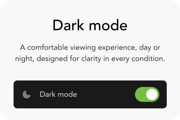 Dark mode
